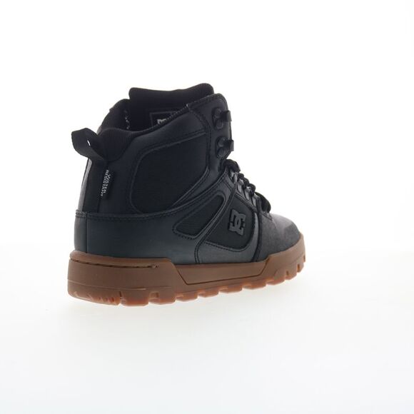 DC Mens Pure High-Top Water Resistant Black Shoes (NWT)